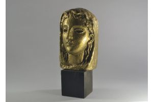 Michail KAKIKONOV art deco bronze head