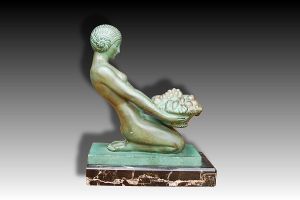 Art deco paper weight Max LeVerrier