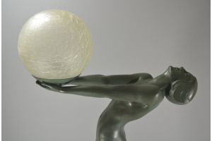 67cm iconic Max LeVerrier Lumina figural lamp