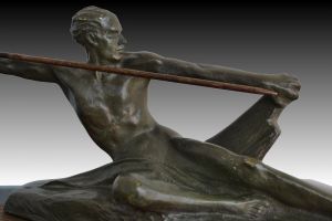Max Le Verrier bronze sculpture