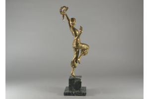 Samuel LIPCHITZ bronze parrot dancer