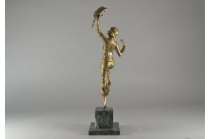 Samuel LIPCHITZ bronze parrot dancer