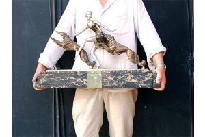 Lormier art deco bronze sculpture
