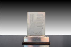 Art deco modernist Jean Luce lamp