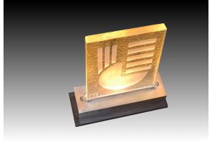 Art deco modernist Jean Luce lamp