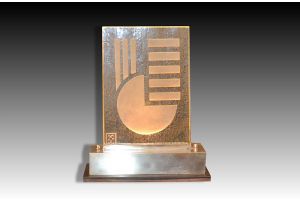 Art deco modernist Jean Luce lamp
