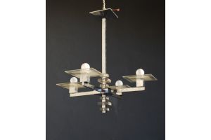 Jacques Adnet chandelier