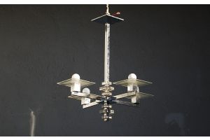 Jacques Adnet chandelier