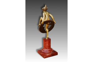 Bronze circus dancer