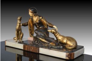 Menneville art deco sculpture 1930