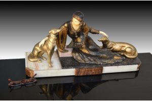 Menneville art deco sculpture 1930