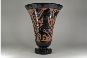 Unique Mequinion vase. Museum piece. 45cm 