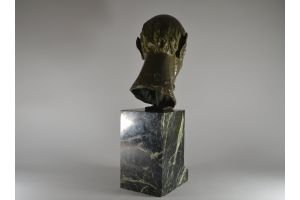 Maurice Guiraud Riviere tall bust of Nijinsky / Ballets Russe