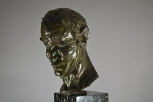 Maurice Guiraud Riviere tall bust of Nijinsky / Ballets Russe
