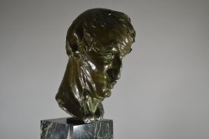 Maurice Guiraud Riviere tall bust of Nijinsky / Ballets Russe