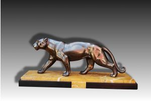 art deco panther