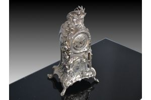 Art nouveau jugendstil bronze clock