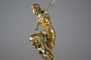 P. Philippe iconic bronze Russian Dancer. Rare 34.5cm version. 