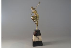 P. Philippe iconic bronze Russian Dancer. Rare 34.5cm version. 