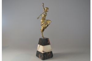 P. Philippe iconic bronze Russian Dancer. Rare 34.5cm version. 