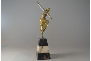 P. Philippe iconic bronze Russian Dancer. Rare 34.5cm version. 