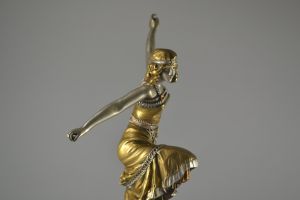 P. Philippe iconic bronze Russian Dancer. Rare 34.5cm version. 
