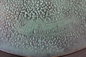 Max Le Verrier bronze plate