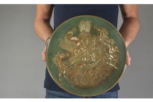 Apollo Horses. Bronze plate. Max Le Verrier