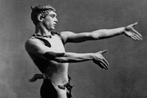 Maurice Guiraud Riviere tall bust of Nijinsky / Ballets Russe