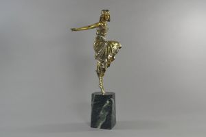 Paul Philippe 41.5cm bronze figure Russian Dancer