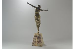 1920 bronze russian dancer. Paul Philippe.