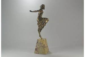 1920 bronze russian dancer. Paul Philippe.