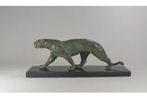 Irenee Rochard bronze art deco panter