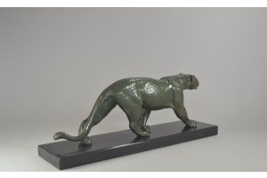 Irenee Rochard bronze art deco panter