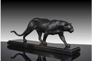 Art deco black panther