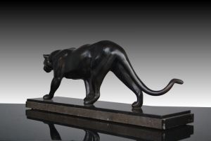 Art deco black panther