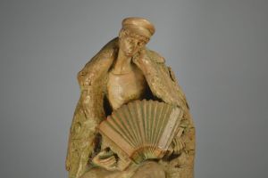 Terracotta figure Paul Troubetzkoy. Sailor with accordion
