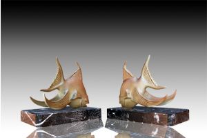 Art deco bookends