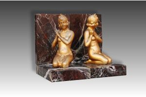 Art deco bookends