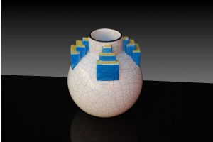 Cubist vase